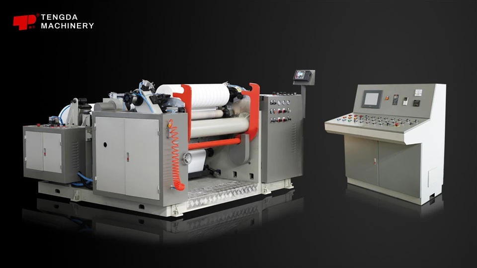 Magni tal-Rewinder Slitter ta 'Xaft Uniku Bobbin
